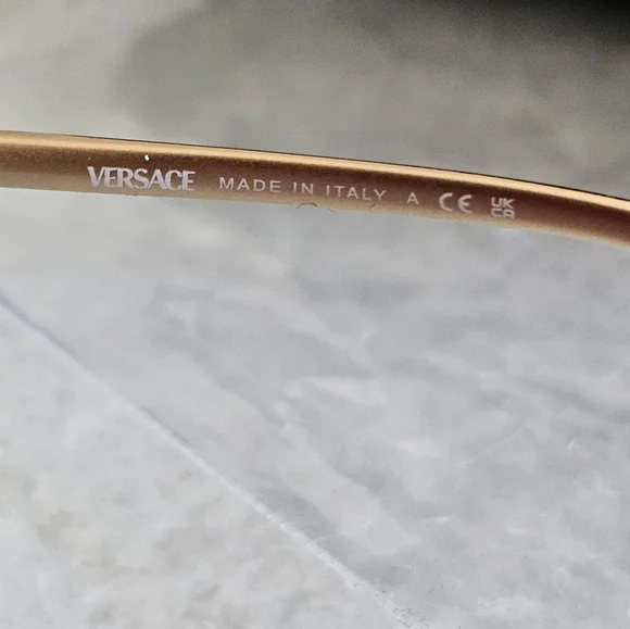 NWT-Versace Greca Coin Medusa Sunglasses - Picture 4 of 11